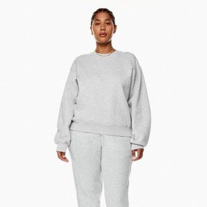 OLD LOGO Aritzia TNA Cozy Fleece Perfect Crew Sweatshirt